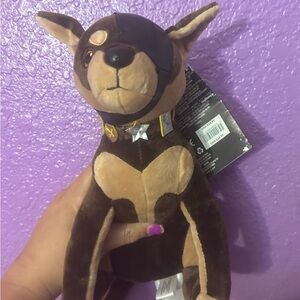 Disney Brown and Tan Dog Plush with Collar